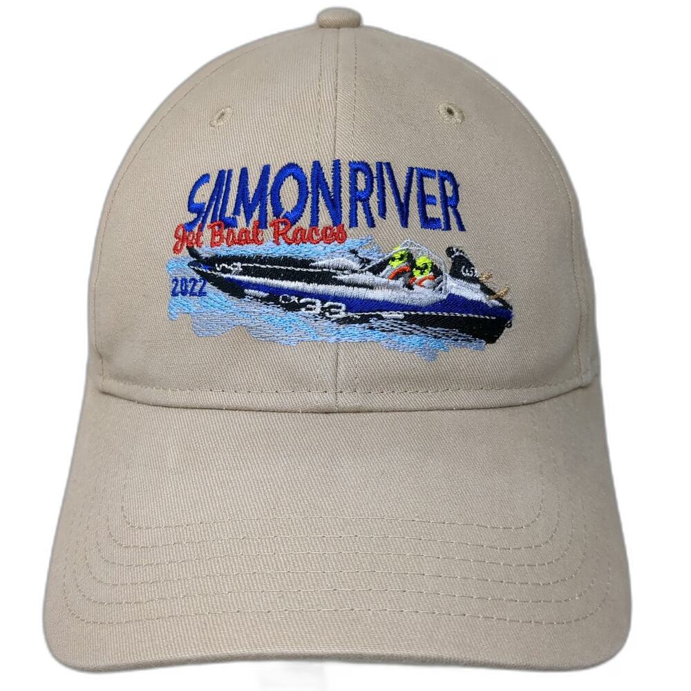 OTTO Salmon River Jet Boat Races 2022 Beige OS Baseball Cap Cotton Strapback Hat